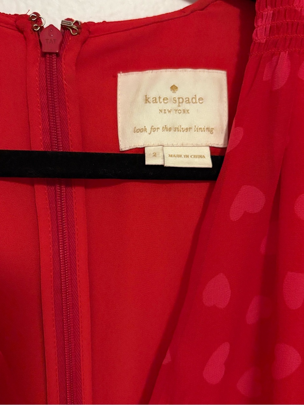 Heartbeat Silk Midi Dress by Kate Spade New York - Picture 3 of 6